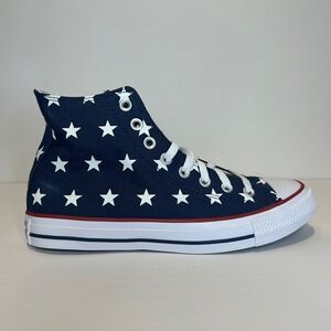 Converse Chuck Taylor All Star HI Archive Stars Womens 9 Navy USA New A15503F